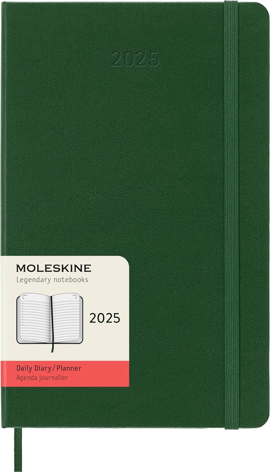 Moleskine Classic 12 Month 2025 Daily Planner, Hard Cover