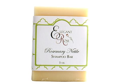 Miniatura 1 de Elegant Rose Boutique Barra de champú de ortiga de romero - 5 onzas - Ideal para adelgazar el cabello