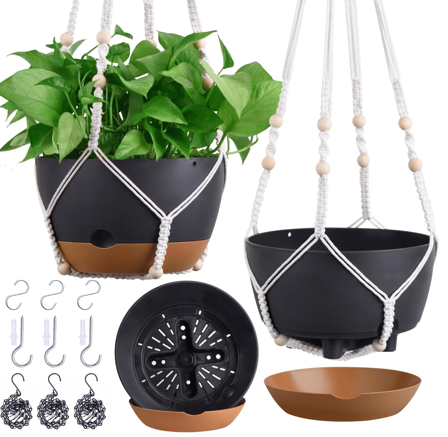 Hanging Planters - Self-Watering & Stylish -15 Hanging Planters - Self-Watering & Stylish -15