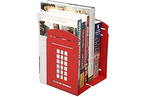 Vintage British Telephone Booth Bookends