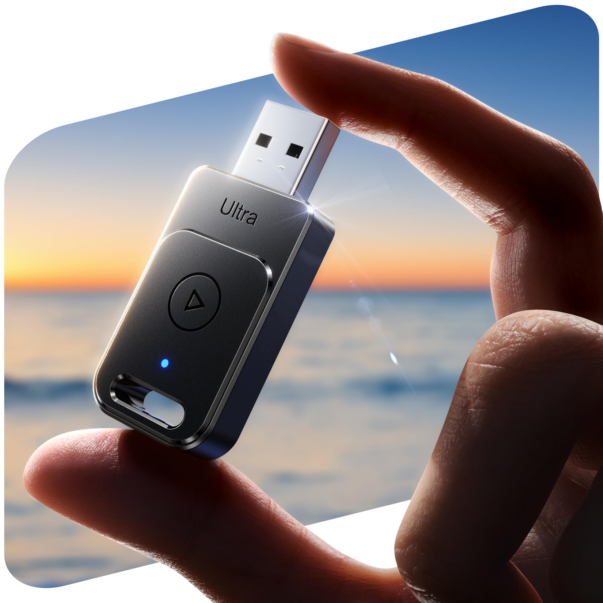 Cleviton for Apple Carplay Wireless Adapter, 3X Fast Stable Connection, Bluetooth 5.3 & WiFi 6, 2025 Mini Carplay Dongle Support Map Music Seamless for iPhone 5~16, Fit for 927+ Cars, USB A/C, Black