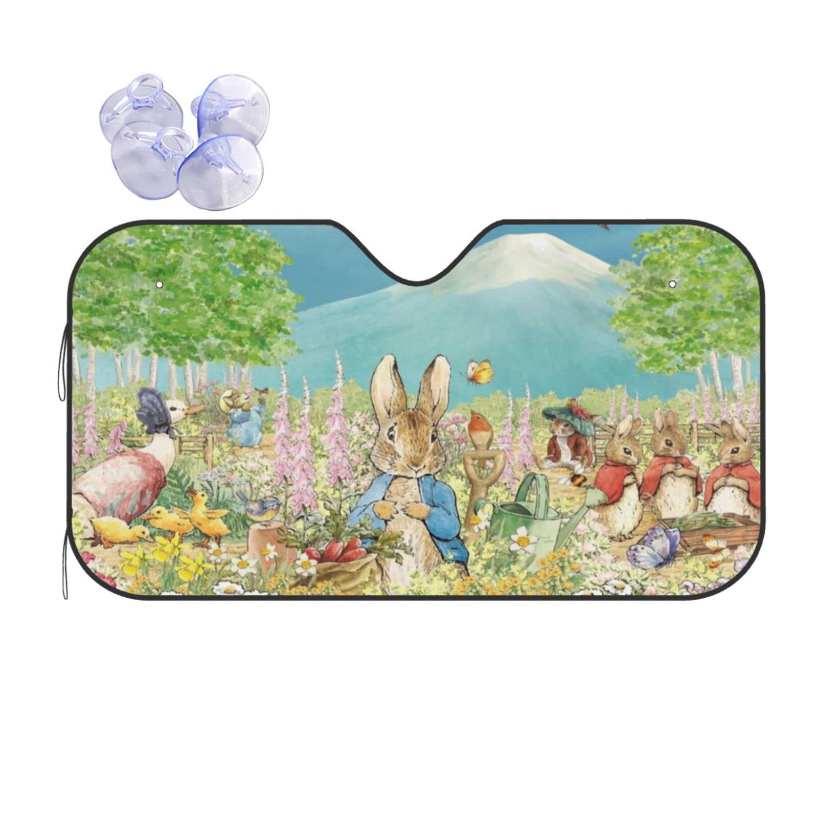 ピーターラビット 絵画 車