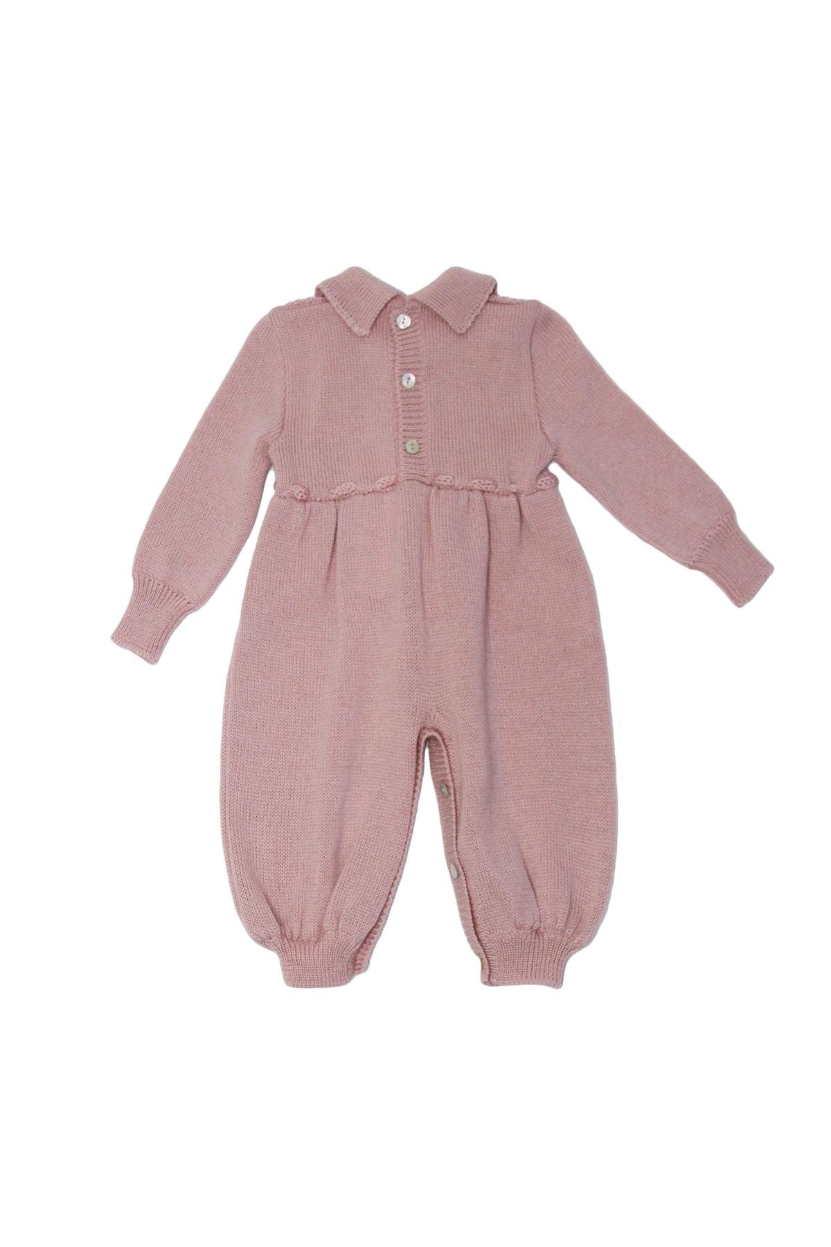 Tutina Intera Neonato in Pura Lana. 6M
