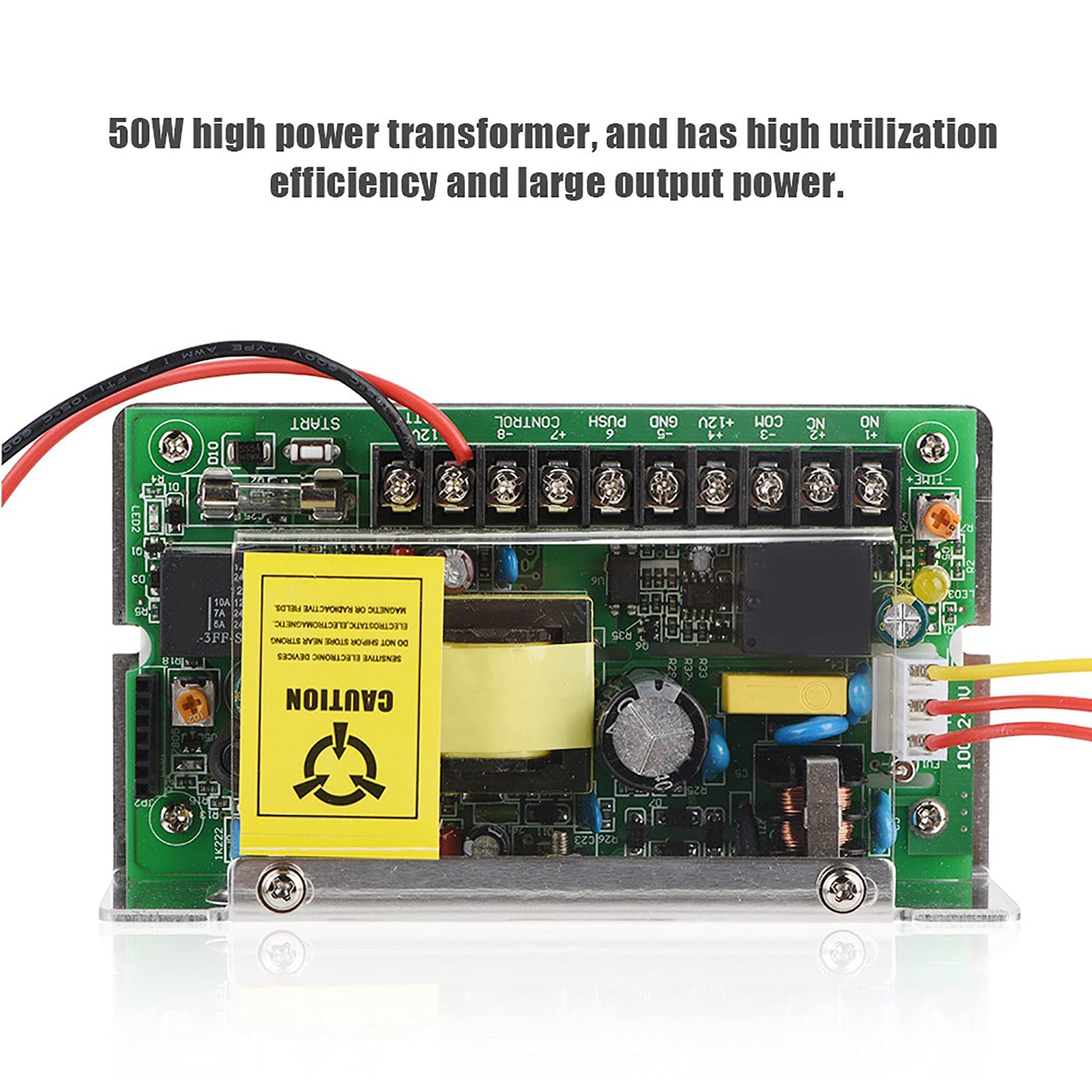 KIMISS Alimentation 12V 5A, Commutateur de Système de Contrôle D'accès Porte RFID pour Serrure à Distance D'accès à la Porte