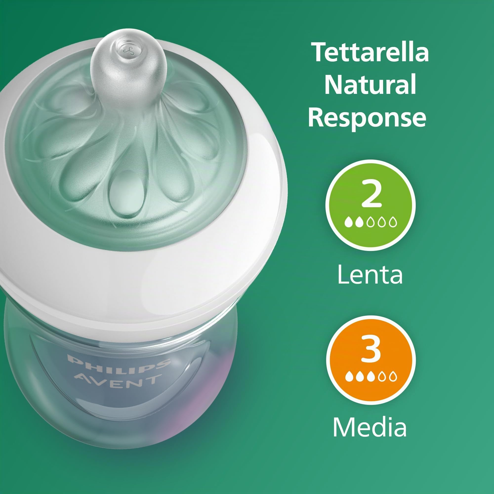 Philips Avent Set regalo per neonati con biberon in vetro - 3 biberon, ciuccio ultra soft, per neonati da 0-6 mesi in su (modello SCD878/11)
