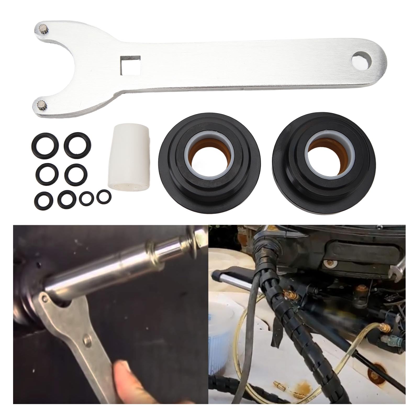 HC5345 HS5157 Kit di Guarnizioni per - Kit di Guarnizioni del Cilindro dello Sterzo Idraulico a Montaggio Anteriore Ad Alte Prestazioni