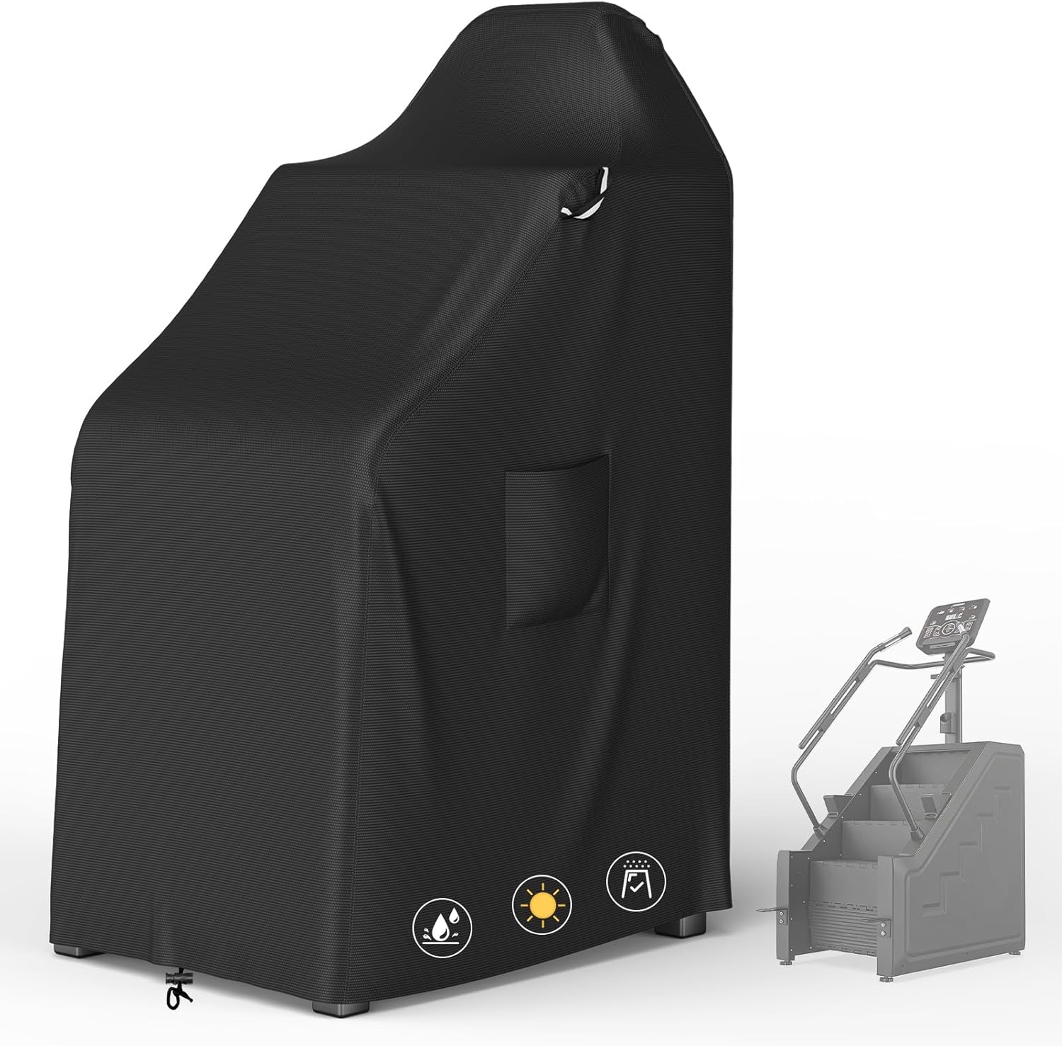 COSHNIBI Stair Stepper Machine Cover,Heavy Duty Waterproof Stair Climber Covers for Most Stair Stepper Machine,Exercise Machine Cover for Home Gym Exercise Indoor & Outdoor