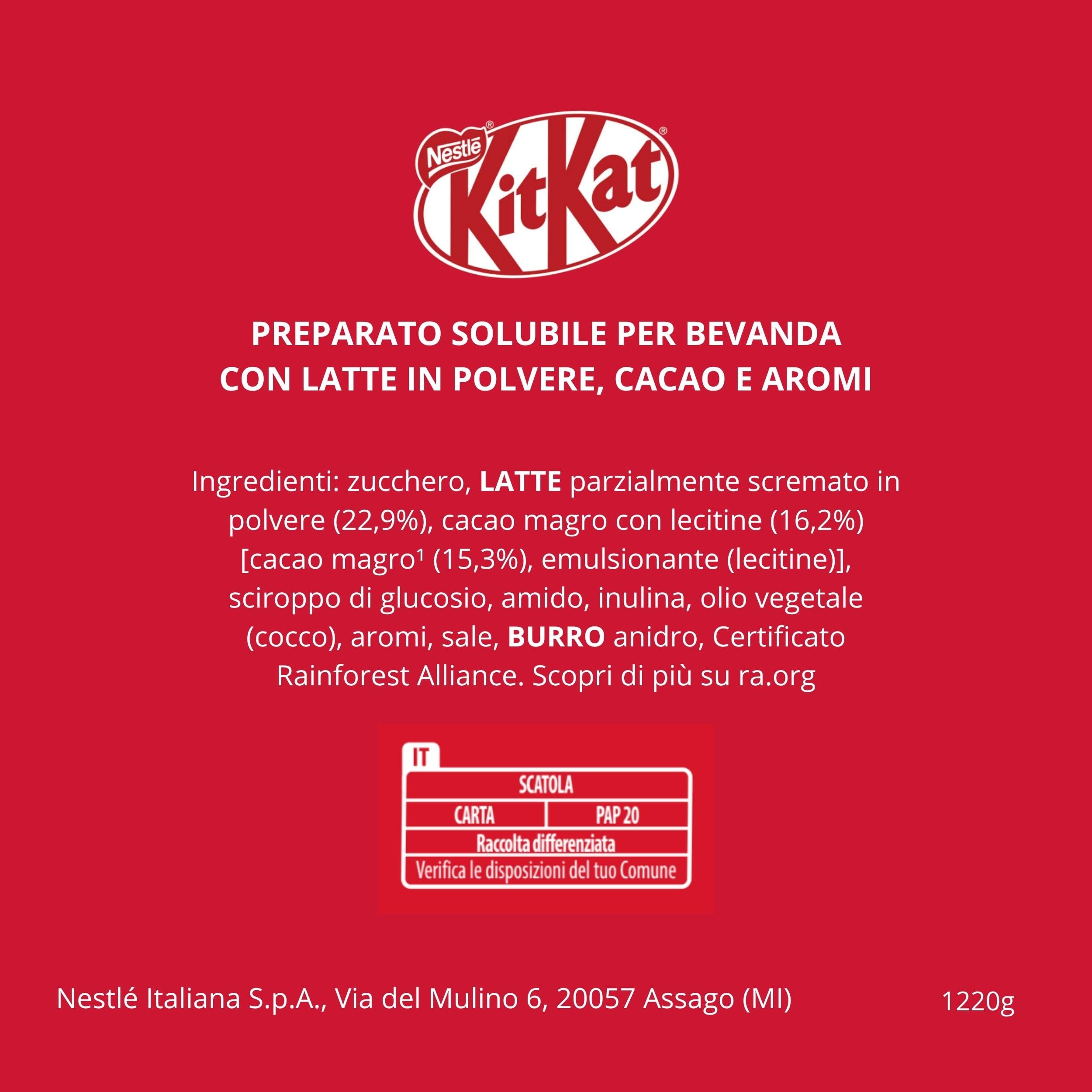 KitKat Bevanda con cacao solubile, 40 bustine da 28g (1120g)