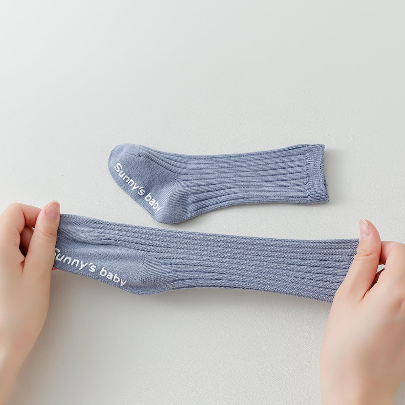 Zumou Calcetines antideslizantes hasta la rodilla para niños y niñas