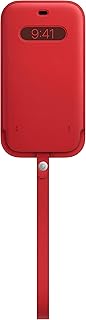Apple iPhone 12 Pro Max Leather Sleeve with MagSafe - (Product) RED