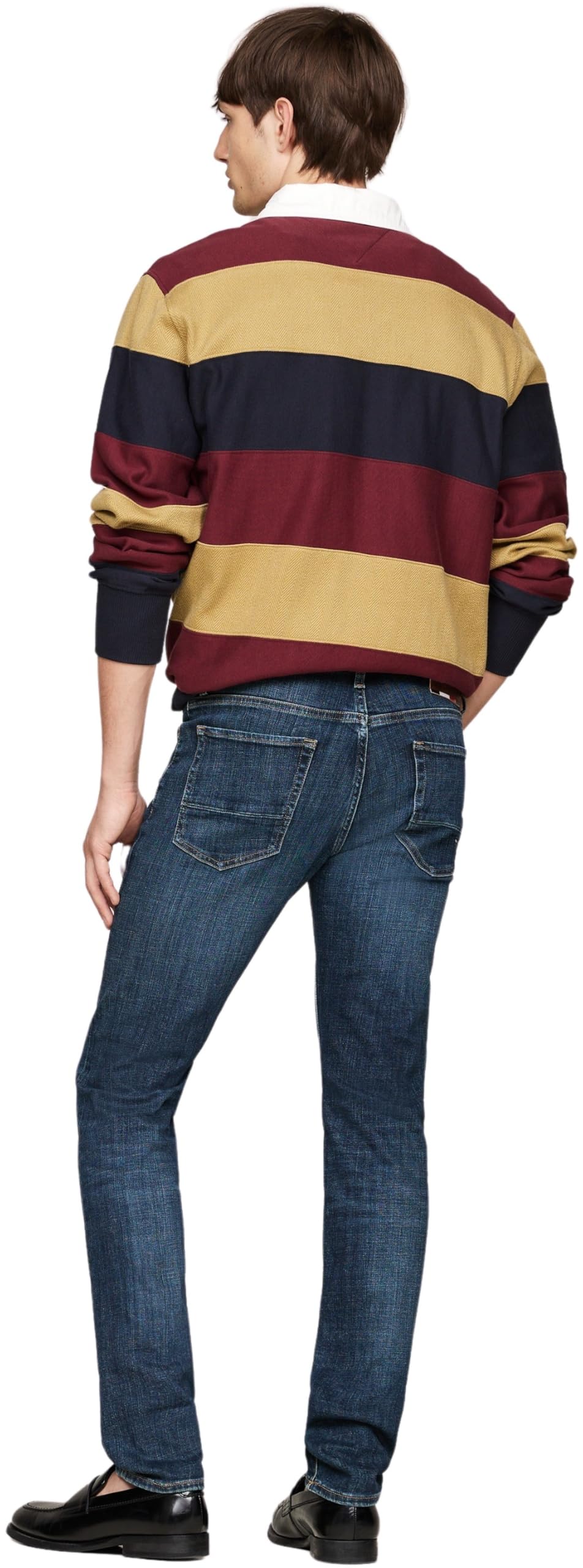 Tommy Hilfiger Uomo Jeans Slim Fit in Cotone, Blu (Tino Indigo), 28W/36L