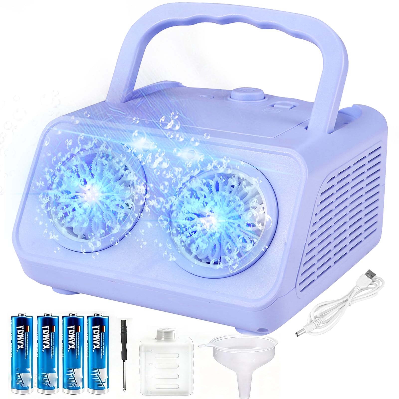 Bttyu Dual Fan Bubble Machine
