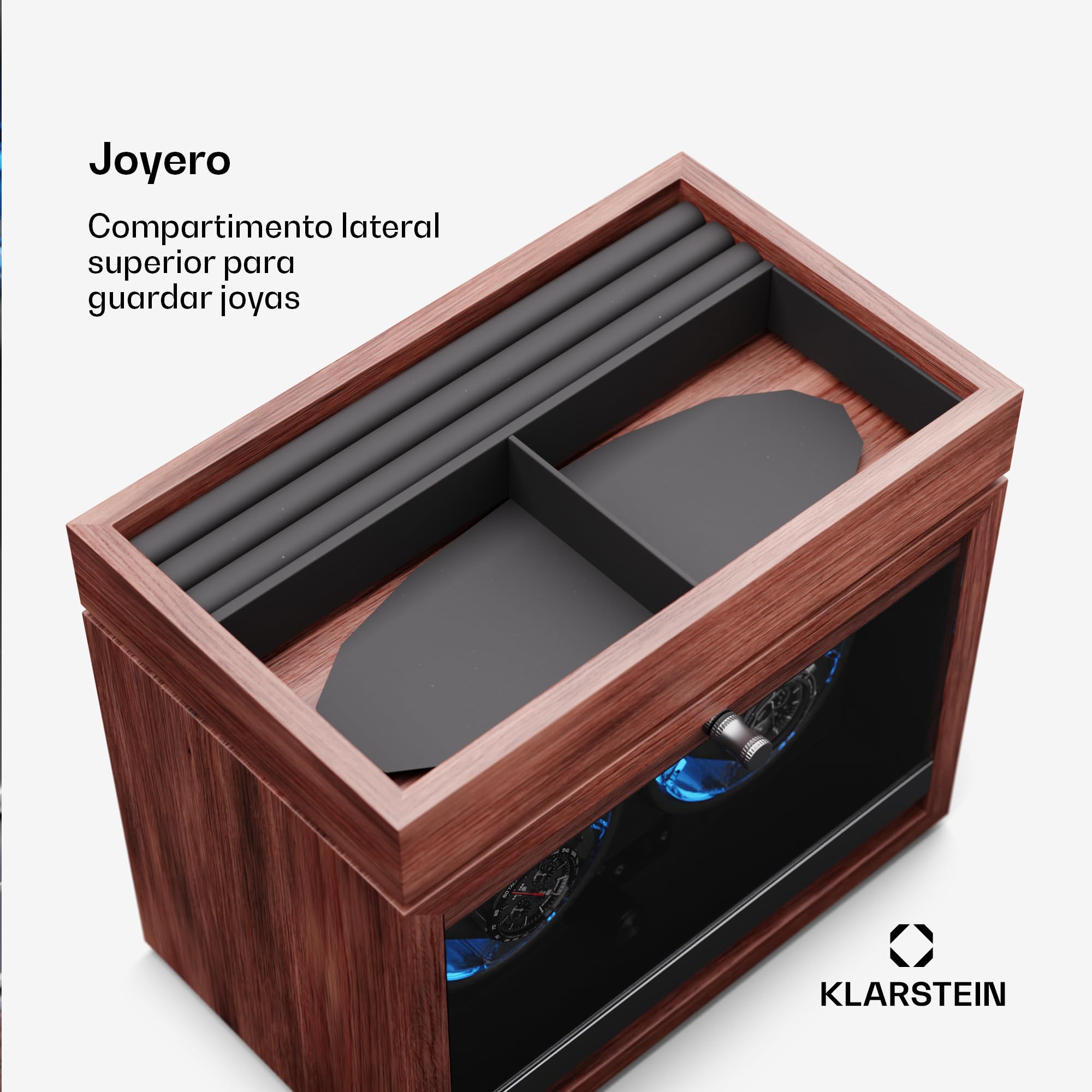 Estuche Relojes Caja Para Relojes Automáticos Vitrina Acrílica