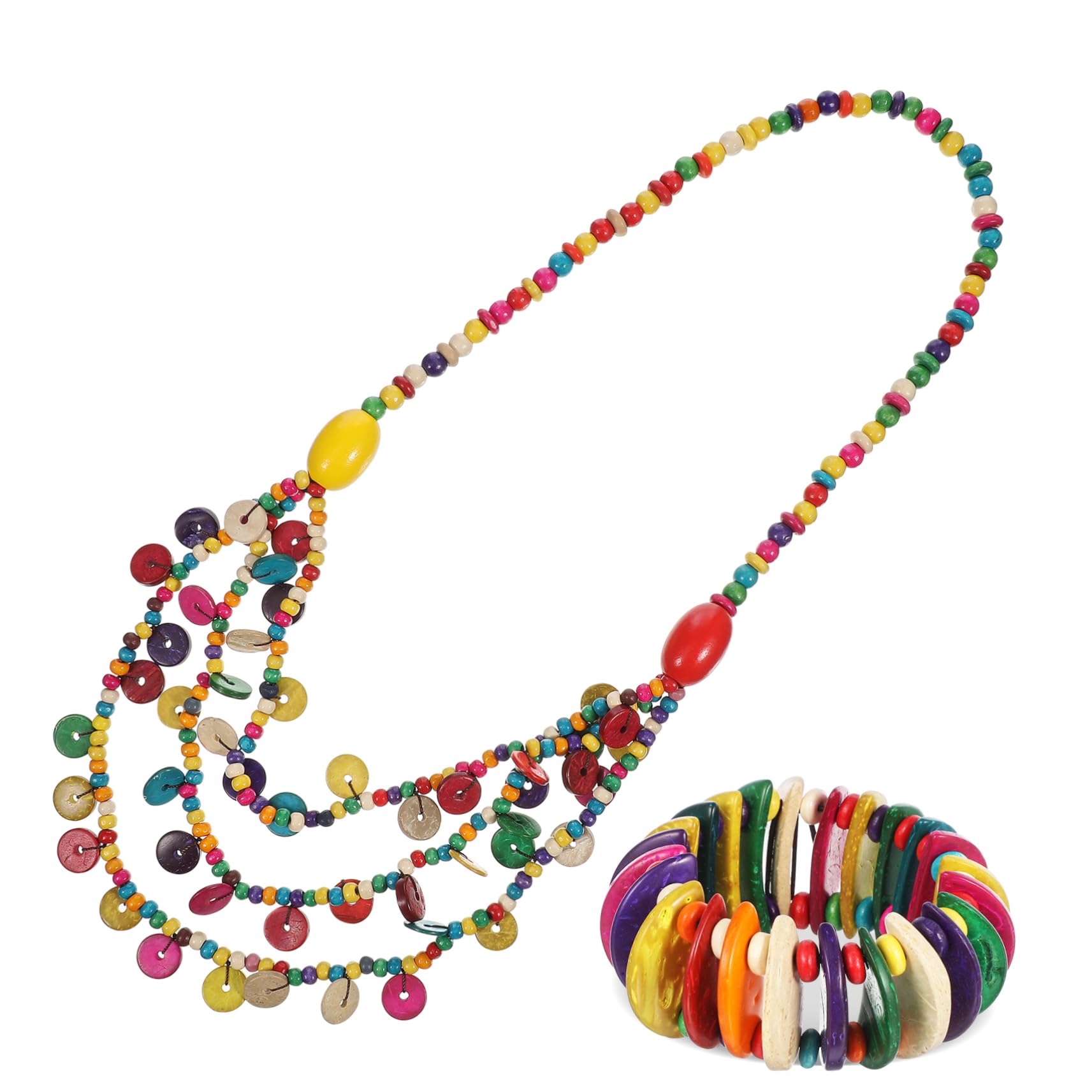 VALICLUD Böhmisches Armband shöne bescherung Handgefertigter Schmuck damen schmuck vintage Handgewebt Armband für Damen Boho Sommerschmuck Kokosnussschale