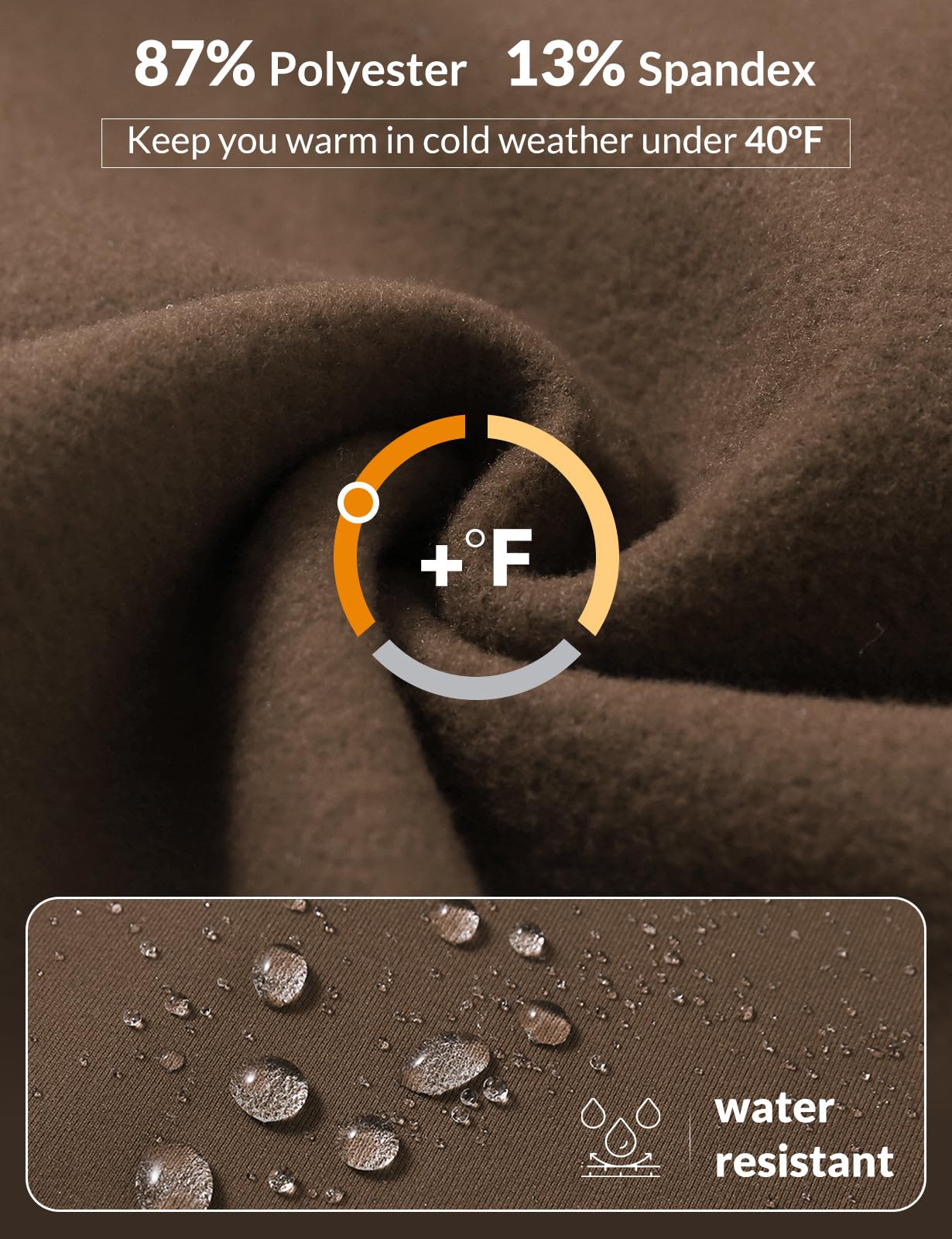 baleaf Leggins Termici Donna Impermeabile Vita Alta Pantaloni Invernali Sportivi Felpati Leggings Caldi Trekking con Tasche