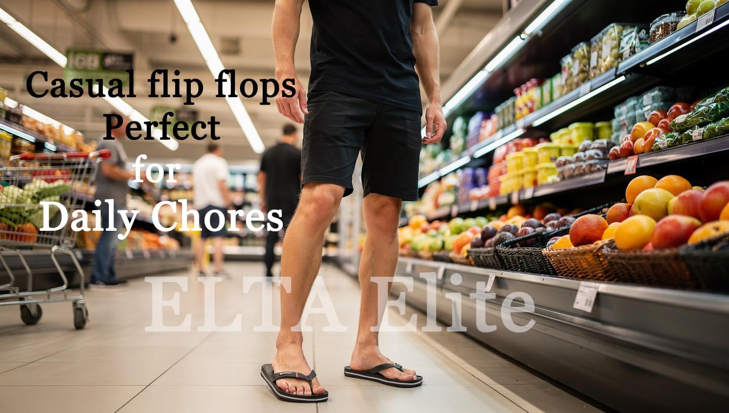 Wear resistant, Waterproof WITH Arch Support Flip Flops for Men
