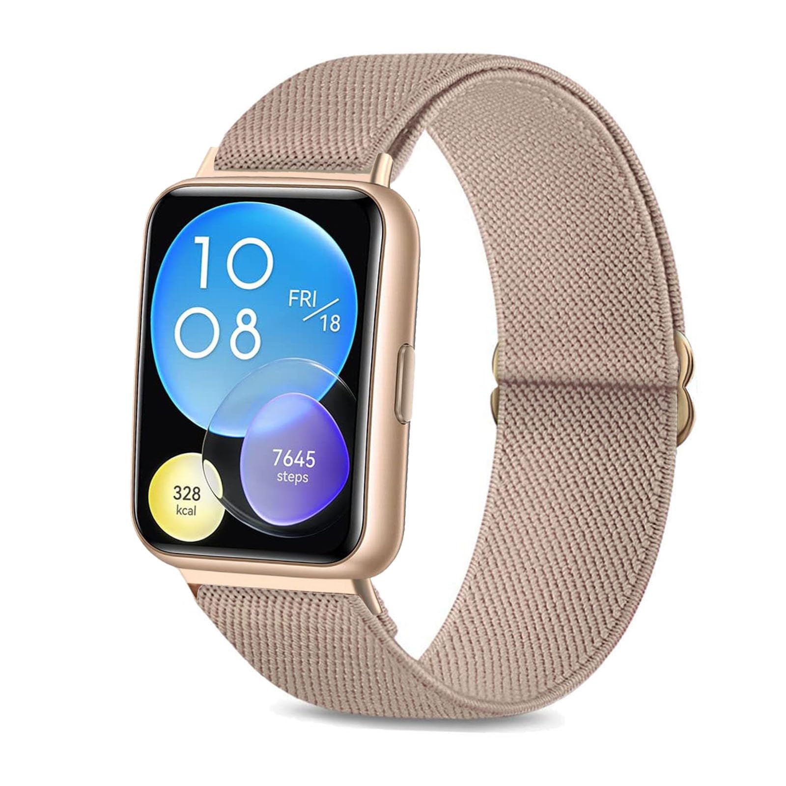 TUCOMO Elastic Nylon Strap Compatible with Huawei Watch Fit 2 Active/Elegant/Classic