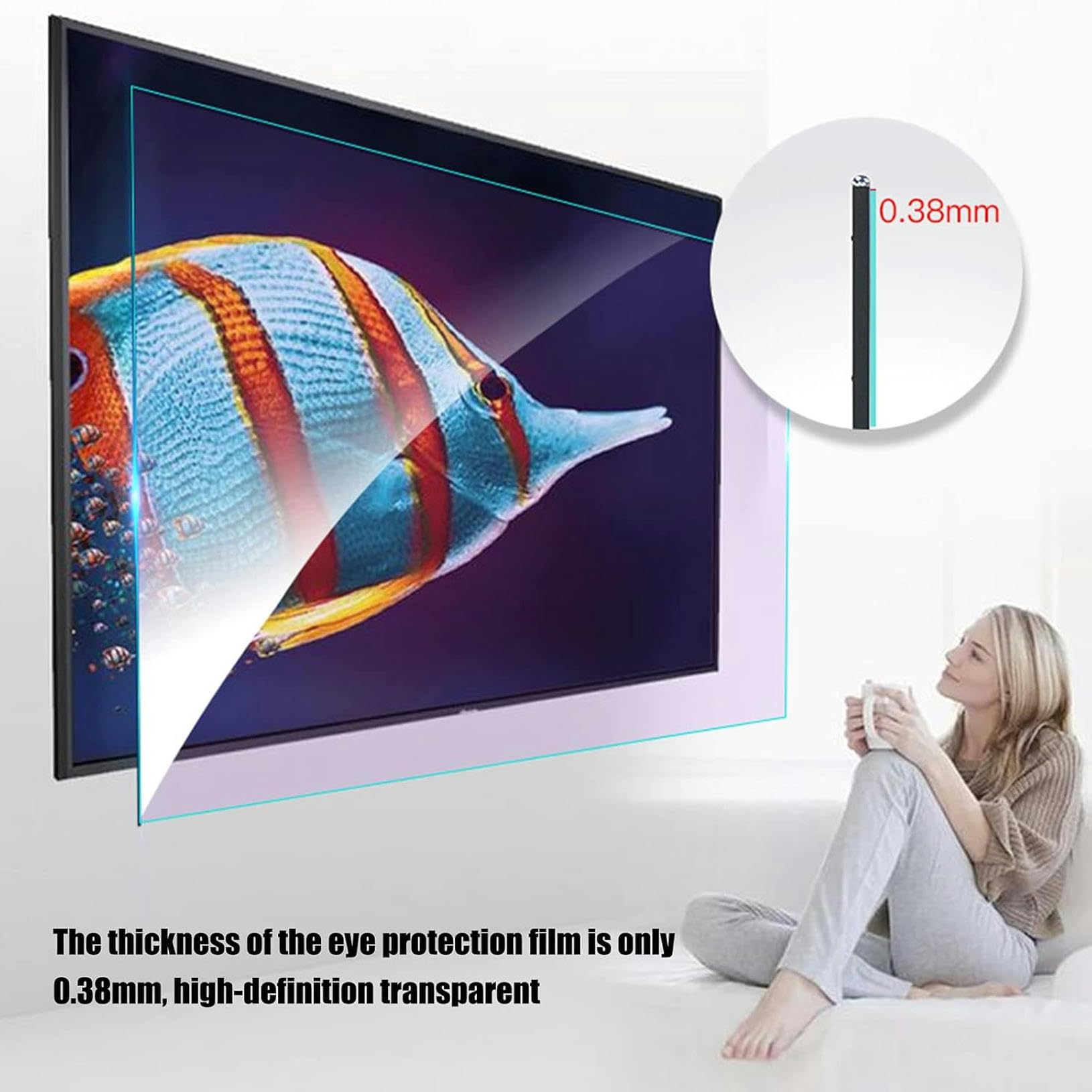protector de pantalla para televisor, For 4K Smart TV de 32 a 75 pulgadas(70 in 1561 X 900mm)