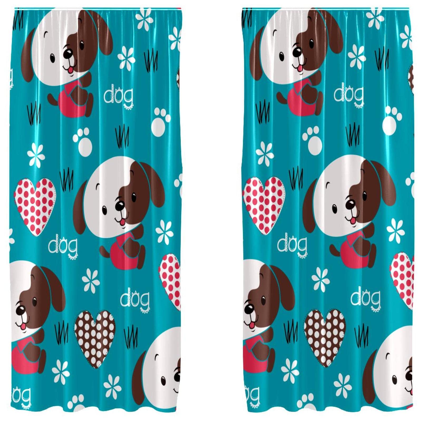 Panneaux décoratifs motif chien et cœur pour créer une ambiance chaleureuse