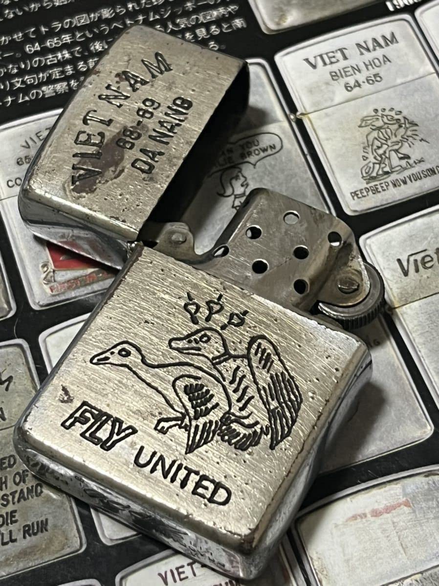 Amazon.co.jp: ベトナムZIPPO本物 1968年製ベトナムジッポー 