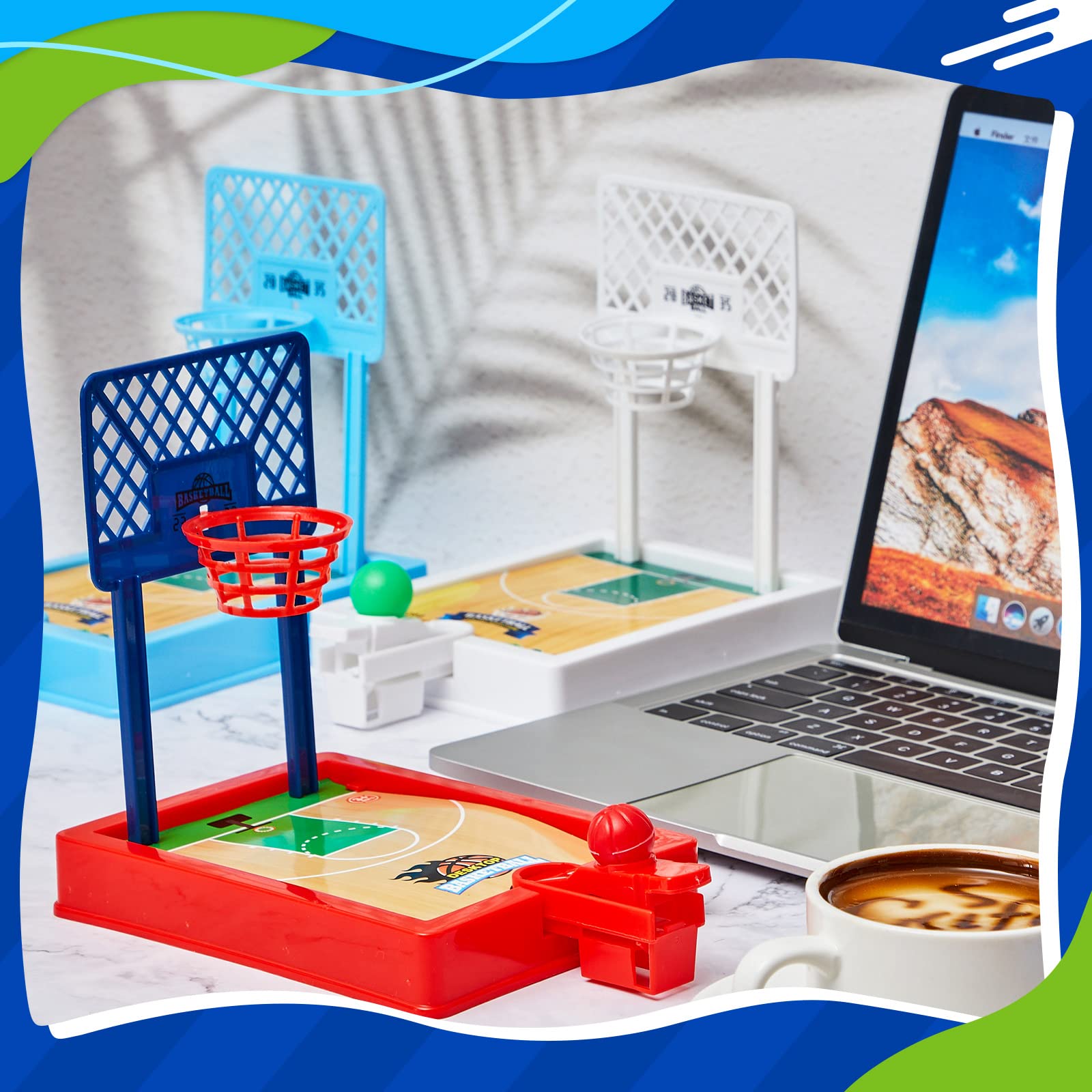 Mini Arcade Basket Rétro De Bureau – Jeu De Basket Doigt Tabletop Avec Compteur Score, Cadeau Homme Anniversaire, Nostalgie Gaming