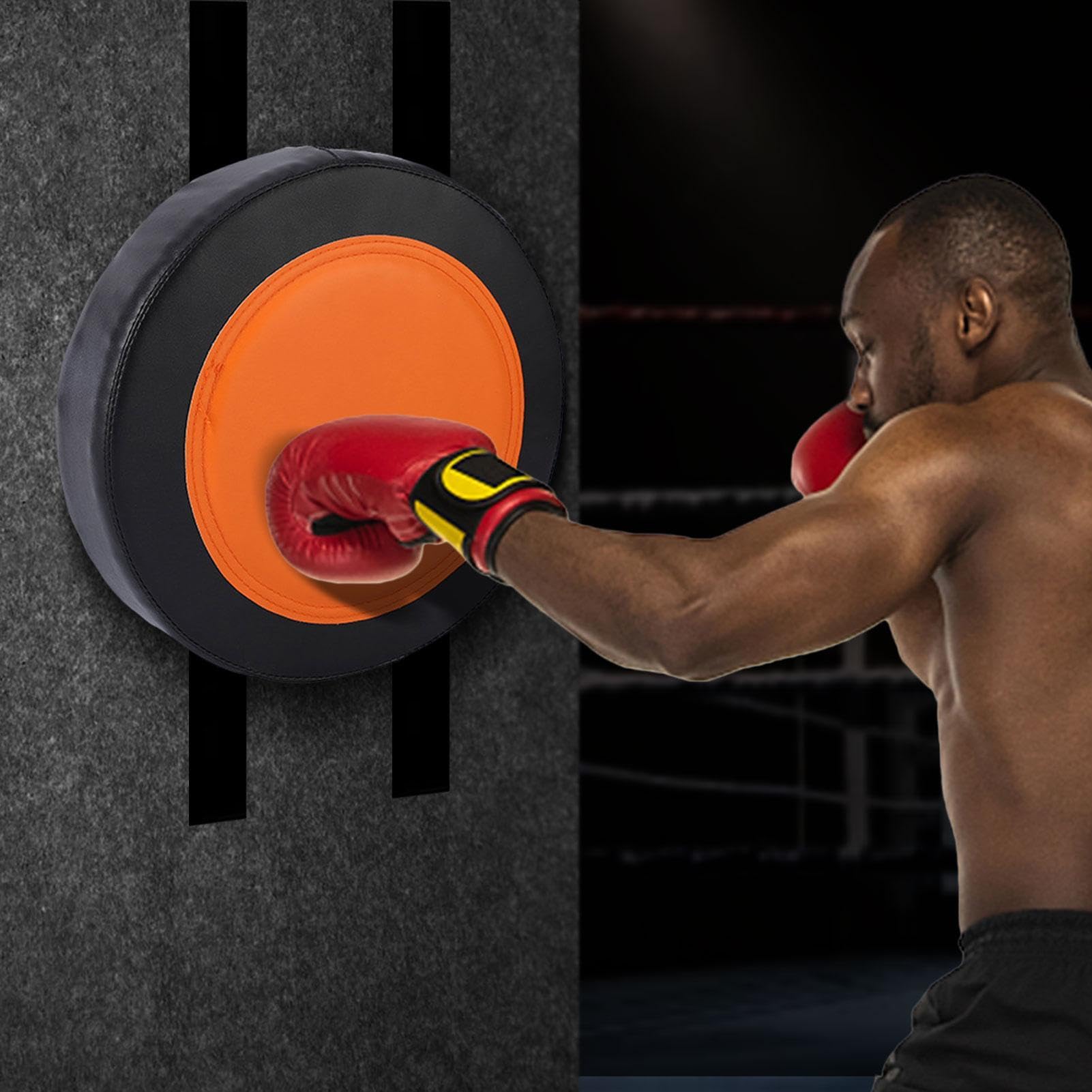 Tampone per punzonatura a parete,PU Leather Wall Target Punch | Attrezzatura per il fitness ad altezza regolabile per un allenamento confortevole di boxe Taekwondo