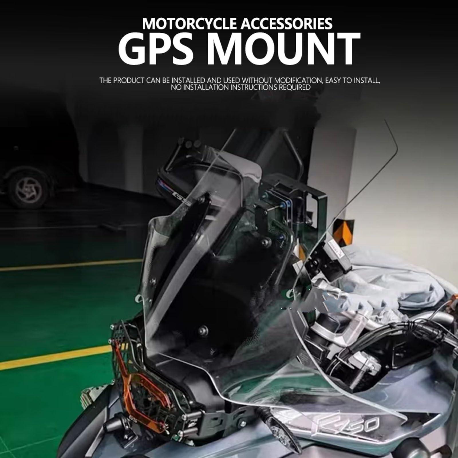 Supporto Per Telefono Moto Per BMW F850GS Per Adventure F 850 ​​GS F750GS 2018 Supporto GPS Moto Supporto Telefono Supporto Navigazione Parabrezza(Phone holder)