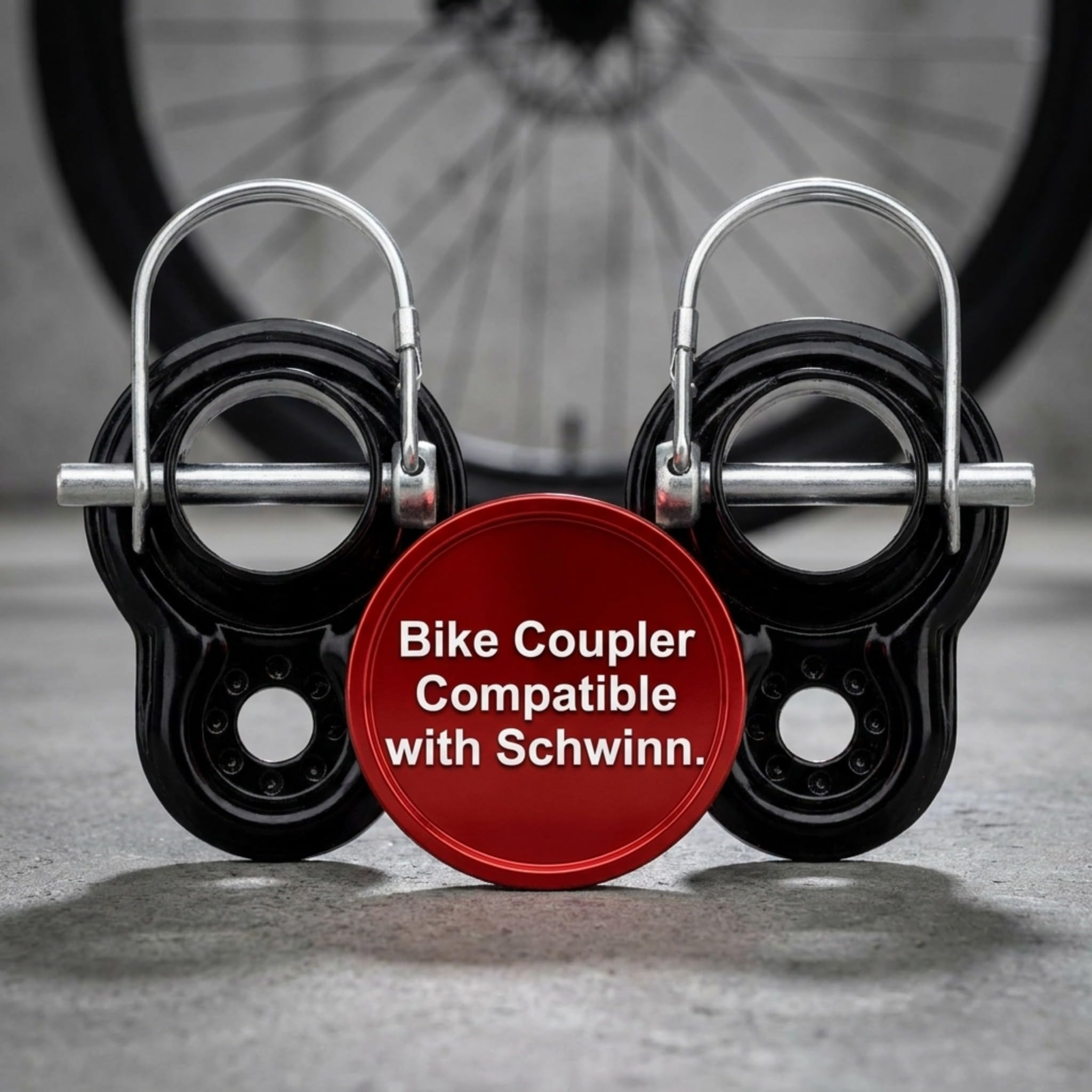 2er-Pack Fahrradanhängerkupplung, Fahrradkupplung, kompatibel mit Schwinn & Rist-Fahrradanhänger, Schnellkupplung für Fahrräder, die ultimative Fahrradanhängerbefestigung von Evo Dyne Baby