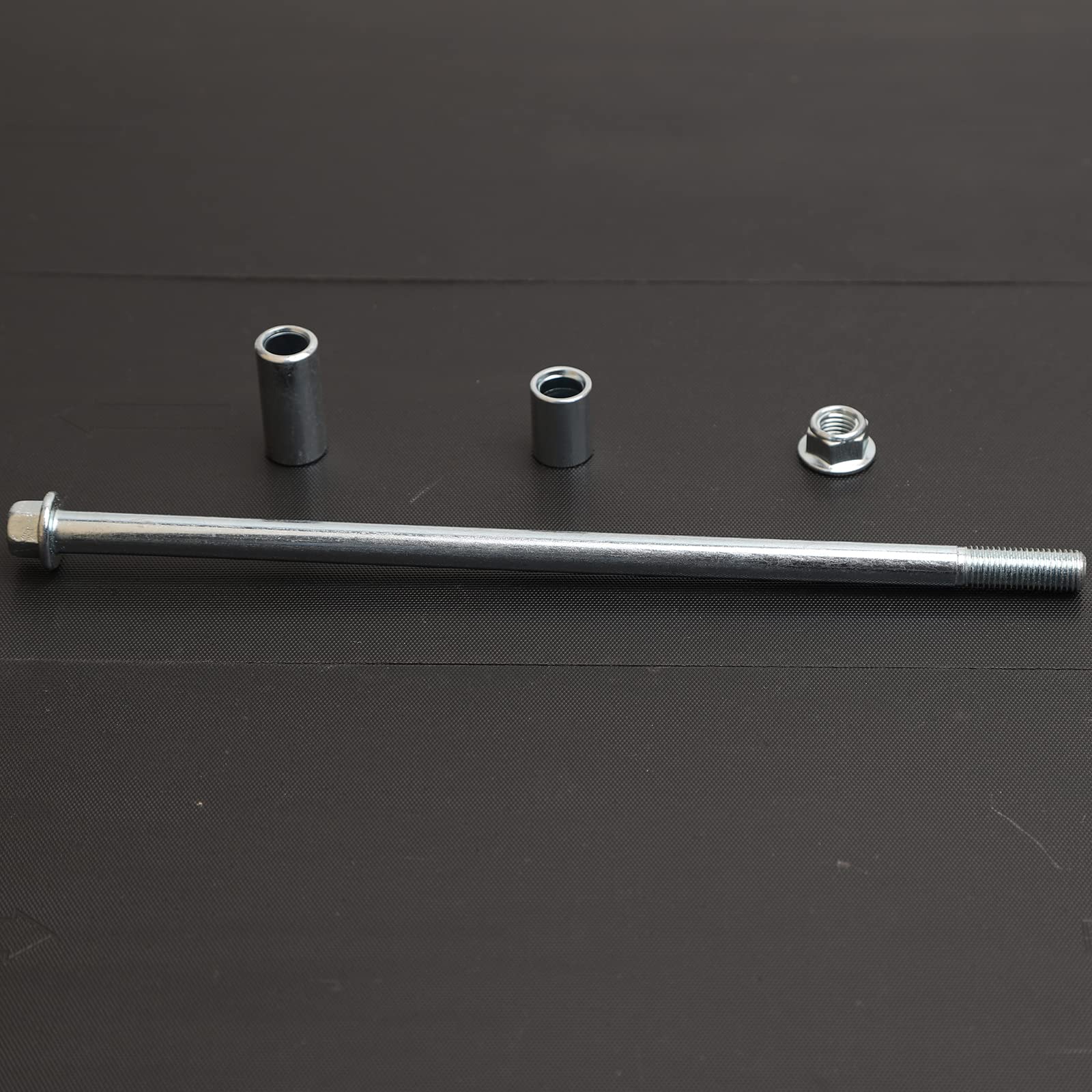 Minho Asse anteriore e posteriore da 10 mm 240 mm con boccola da 6 mm, 20 mm, 32 mm, adatto per moto, pit bike, ciclomotore, scooter, quad, ATV, mini bici
