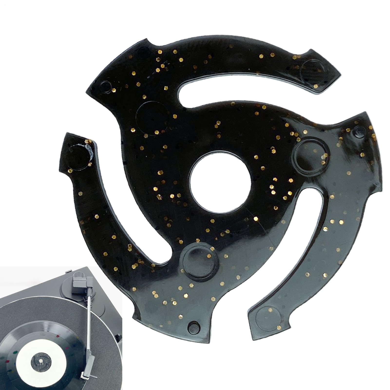 Adattatore 45 Giri, Adattatore per Giradischi Sostituzione per | Principianti Appassionati Musicali Festa In Casa Utenti DJ