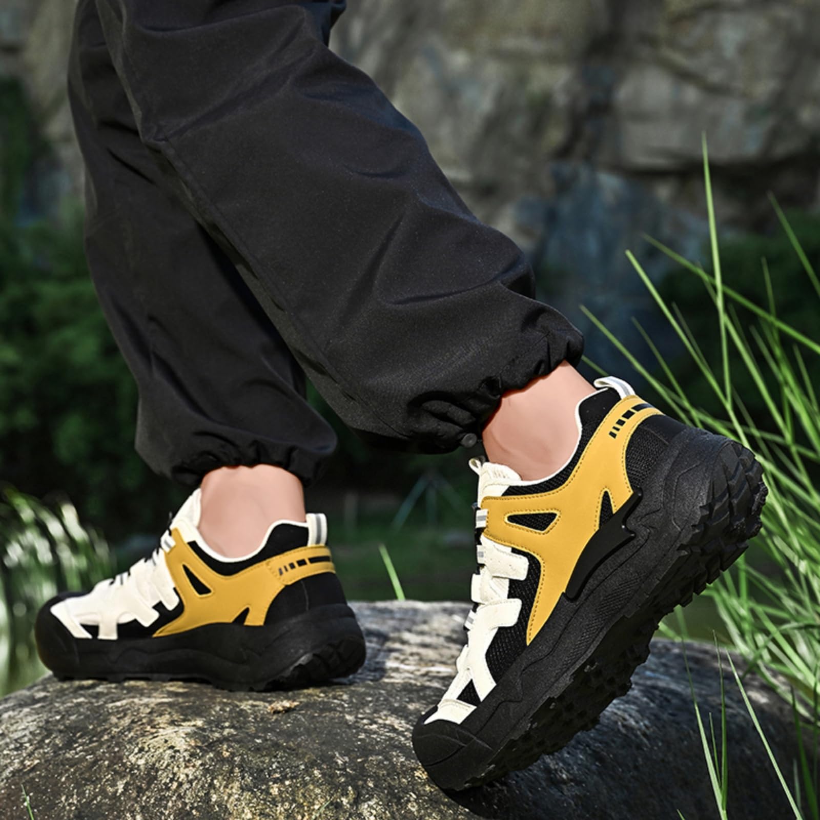 Męskie buty trekkingowe platformie oddychające chodzenia szlaku