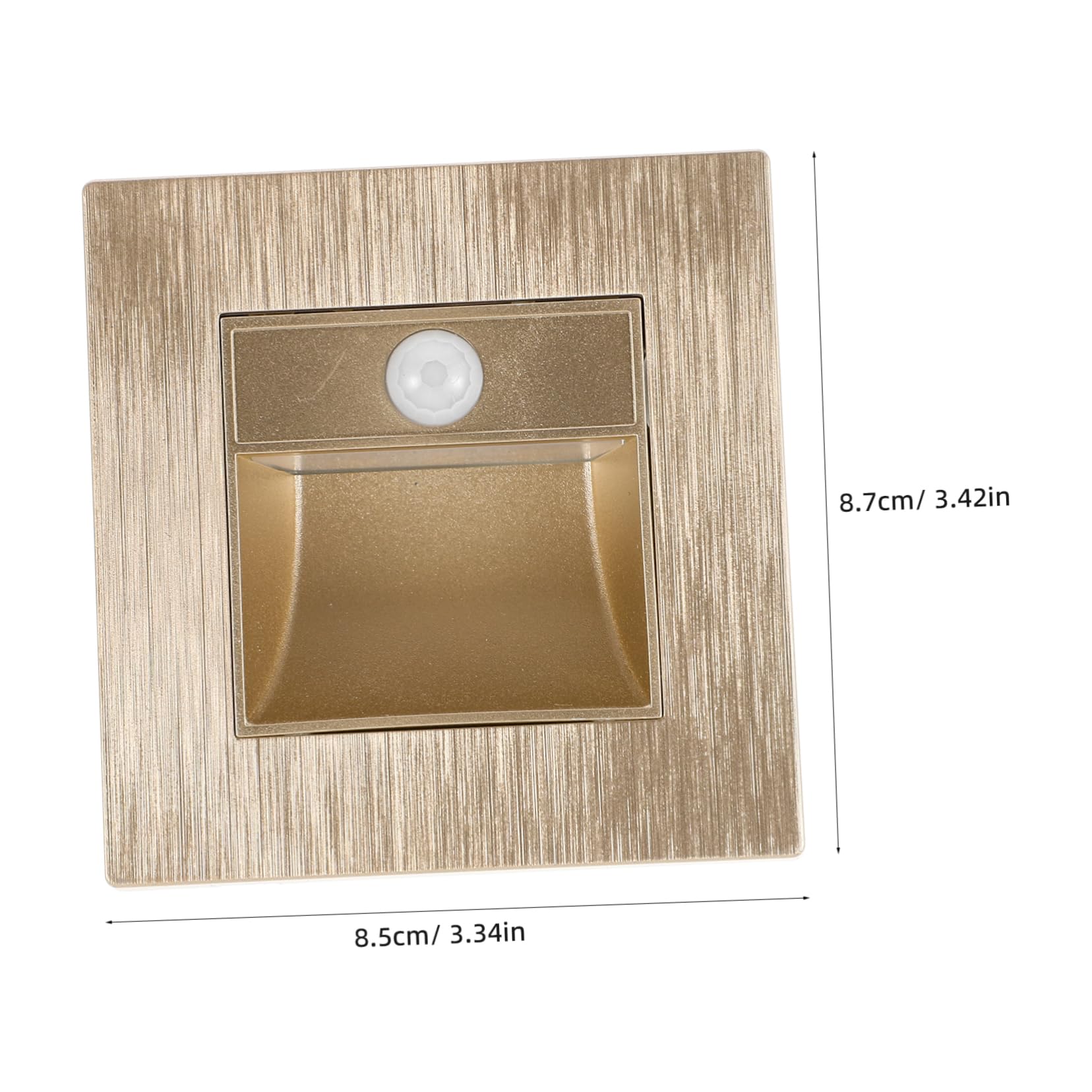 LALADEFIEE Motion Sensor Step Light Indoor Stairway with Detection Compact Design for Hallways and Decks Durable LED Lighting for Enhanced Safety and Visibility