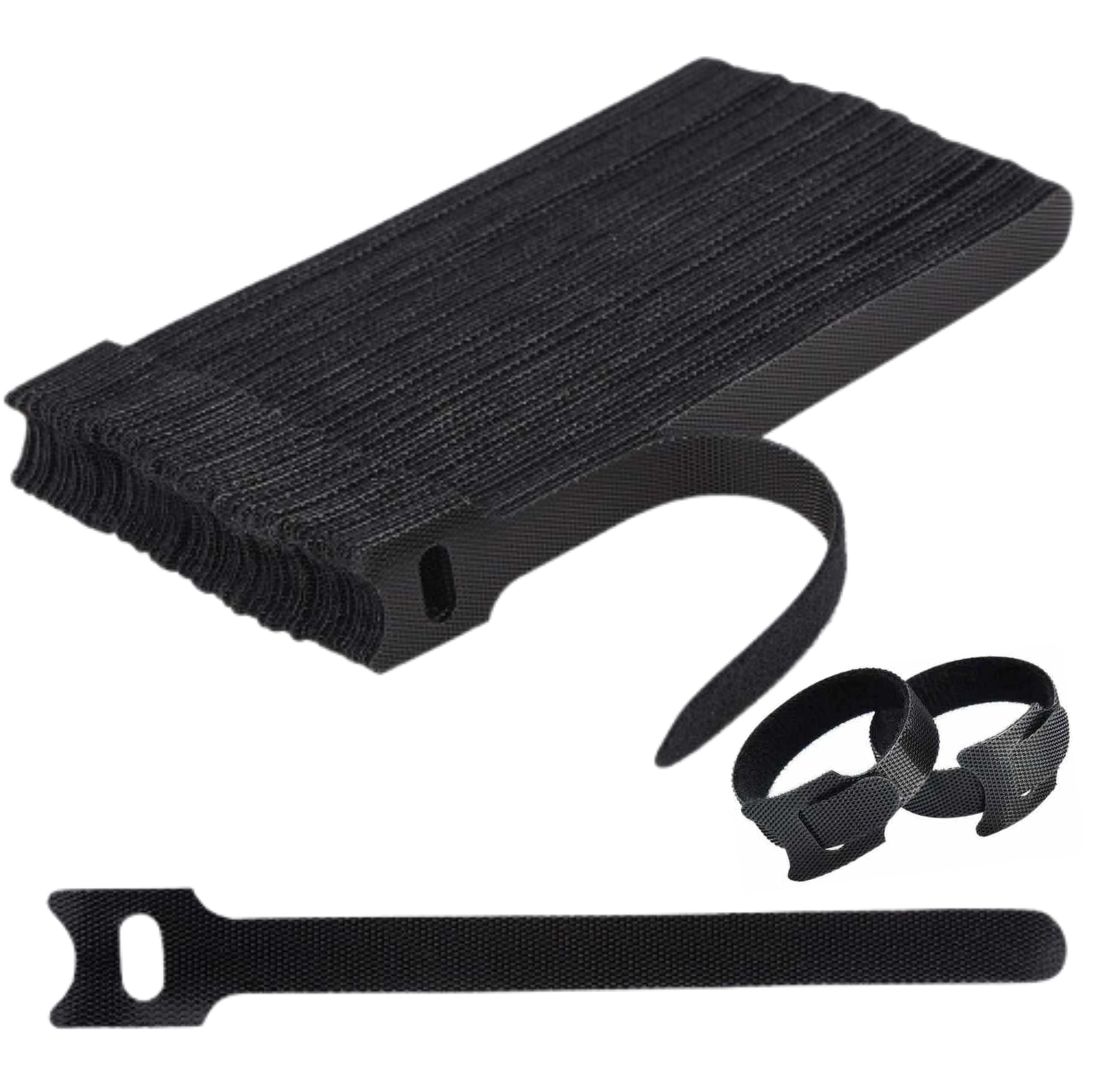 ARDAKI Reusable Wire Ties & Velcro Straps for Cable Management – Adjustable, Durable, & Perfect for Organizing Cords, Wires, and Cables – Reusable Cable Ties for Home, Office & Electronics (12)