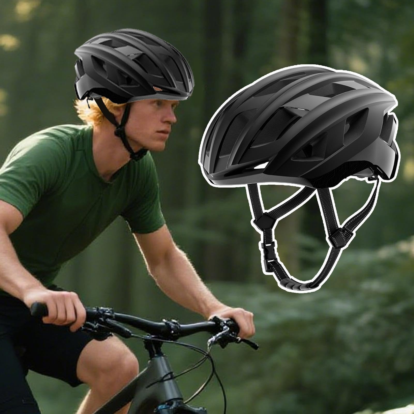 Cascos de Bicicleta Unisex para Adultos Ciclismo Ligero, Protector,