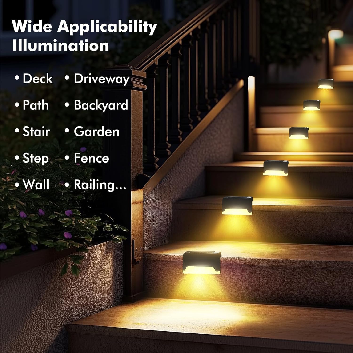 BRITSPEAR Solar Lights - Outdoor Garden Lighting -8