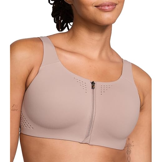 Victoria's Secret Women's VSX Featherweight Max Front Close Sports Bra, High Impact (32A-38DD)