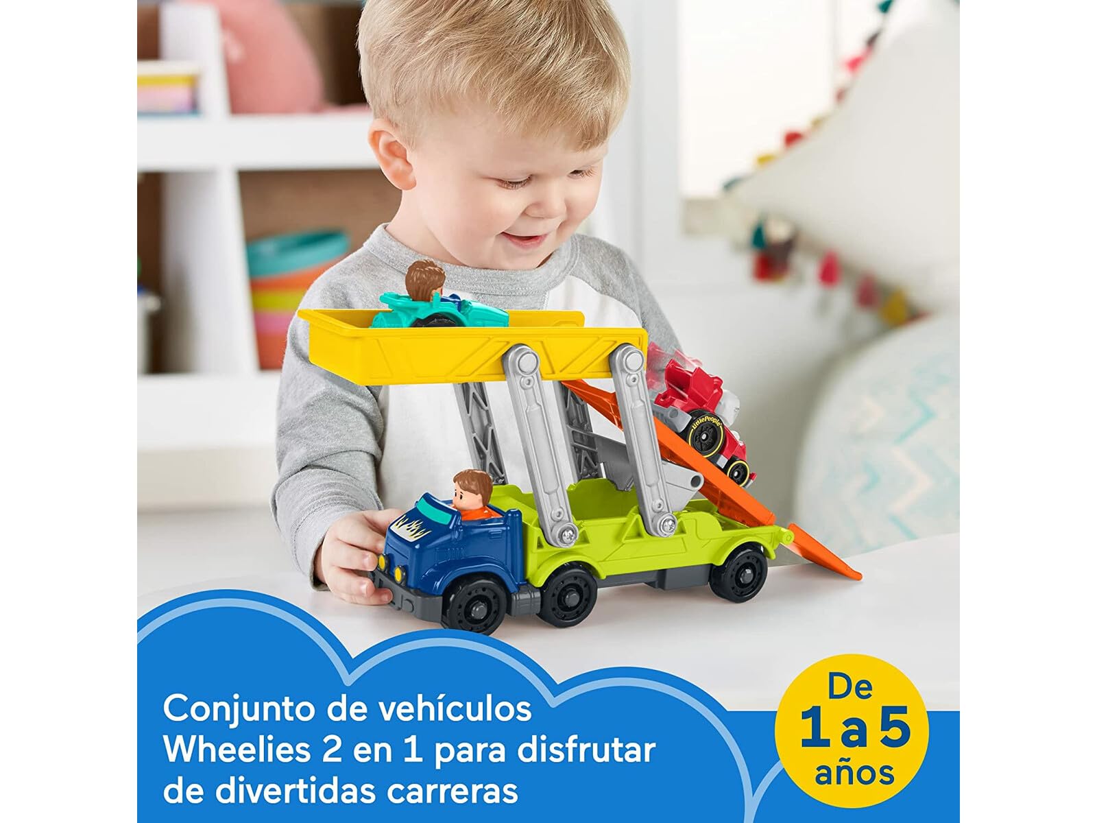 Fisher-Price-Little People-Camion de pompiers version multilingue HYR88