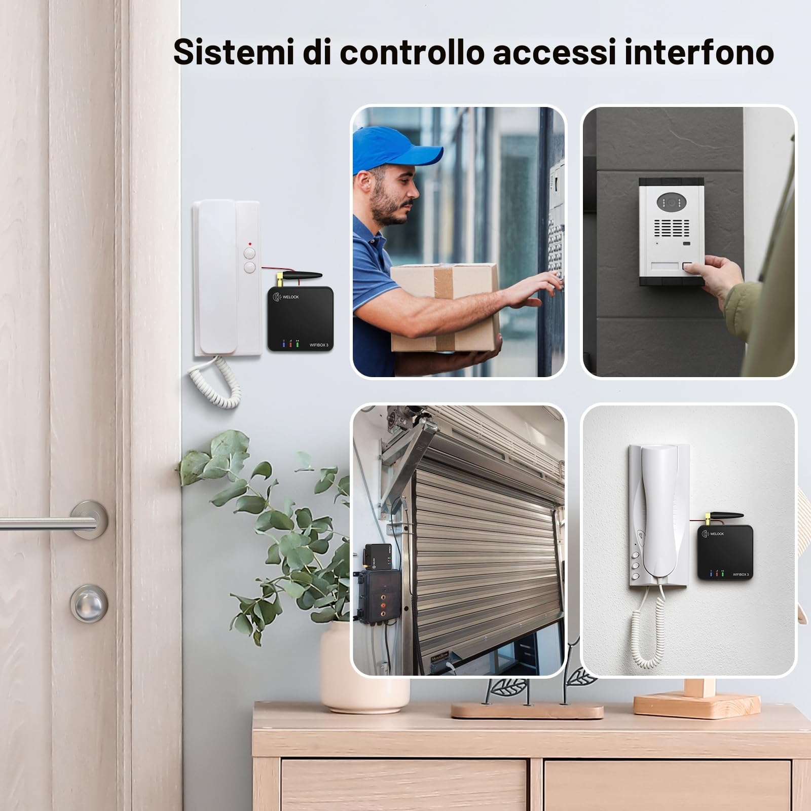 WELOCK WIFIBOX 3 Smart Gateway Bluetooth per sbloccare welock serratura smart e connettersi a Alexa
