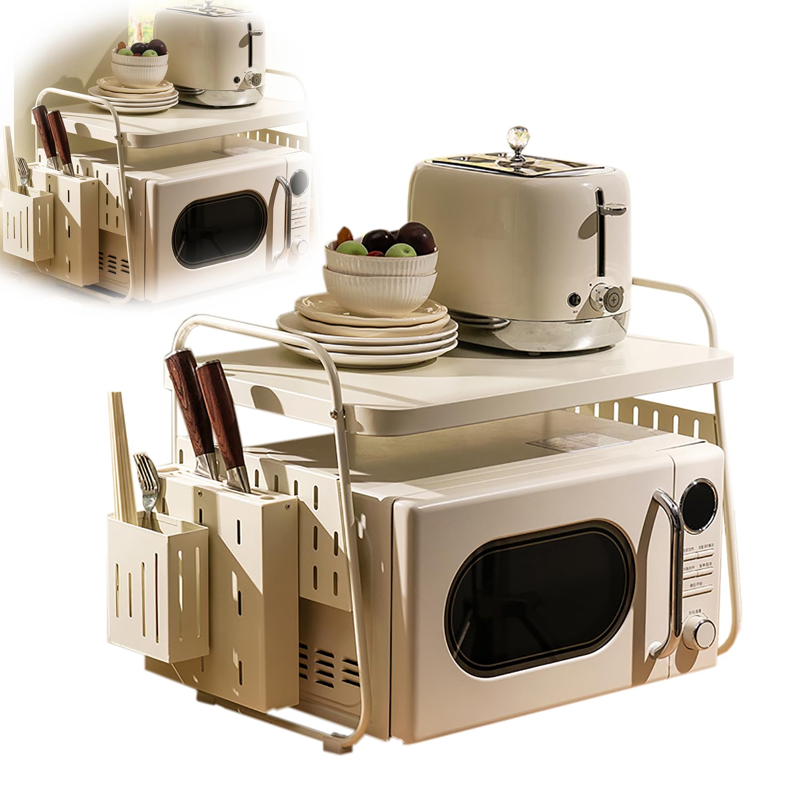 Grille de four à micro-ondes pour gagner de la place en cuisine encombrée