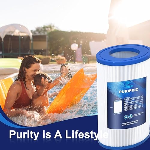 Miniatura 7 de PDM30 Filtro de spa compatible con PDM30 para bañeras de hidromasaje Dream Maker 461269, filtro ovalado de spa, tela mejorada de 30 pies cuadrados,