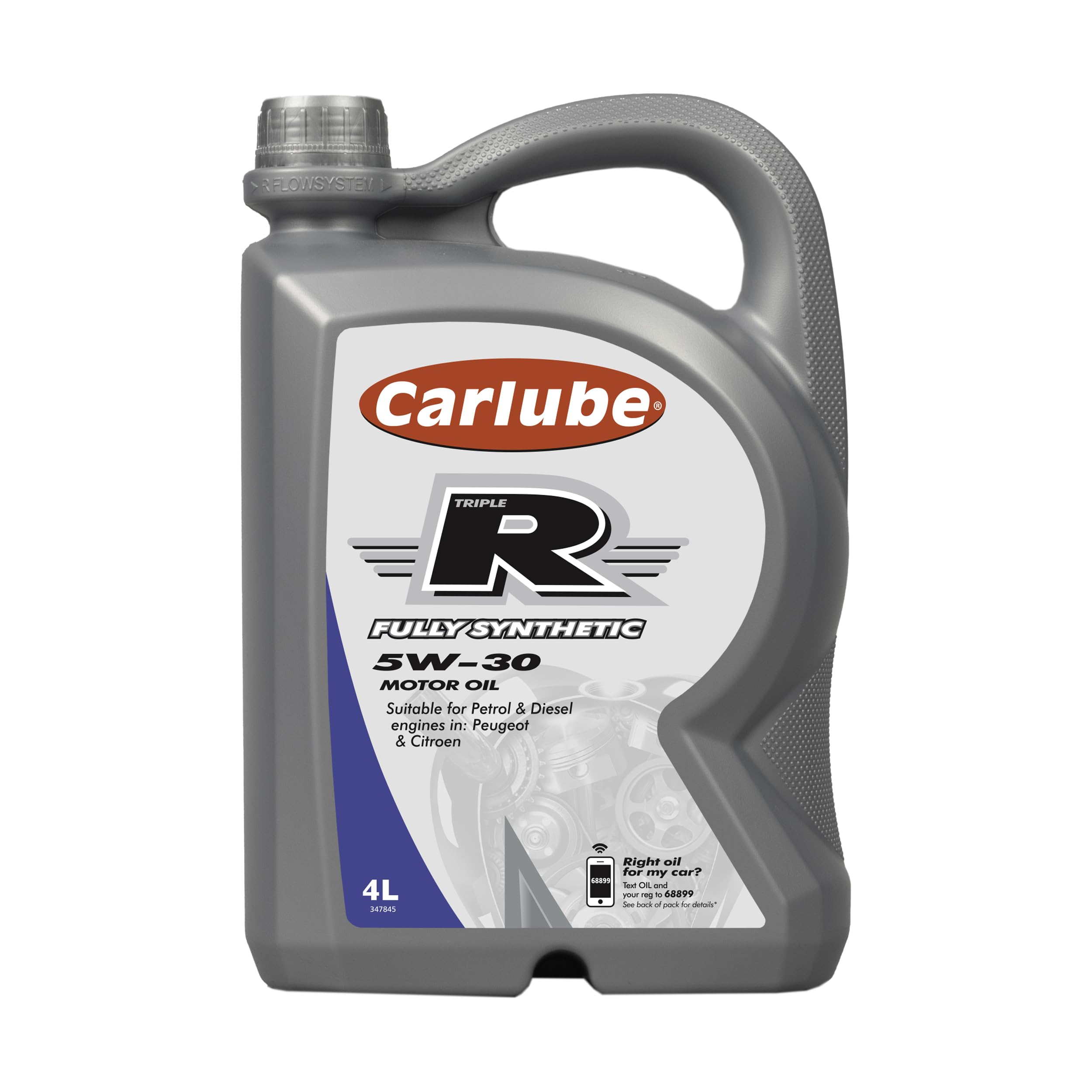 Carlube Triple R 5W-30 ACEA C2/C3, API SP Fully Synthetic Engine Oil 4L
