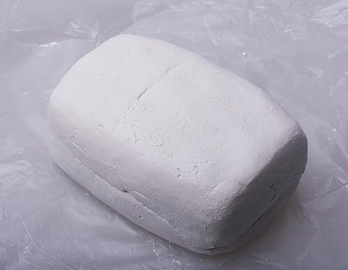 Miniatura 7 de Arcilla seca al aire natural, 2 libras. Escultores blancos, principiantes y avanzados, arcilla de cerámica multiusos, alta plasticidad, barro fino