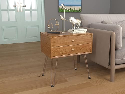 Miniatura 9 de ROTHLEY Patas de mesa auxiliar, patas de horquilla de 14 pulgadas, varillas sólidas, patas de mesa de metal, patas de banco para muebles, juego de 4