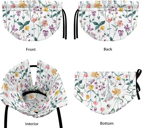 Miniatura 5 de Freewander Tea Cozies - Funda aislante de algodón para tetera, cubierta de té para desayuno, funda antipolvo para tetera, funda antipolvo con banda