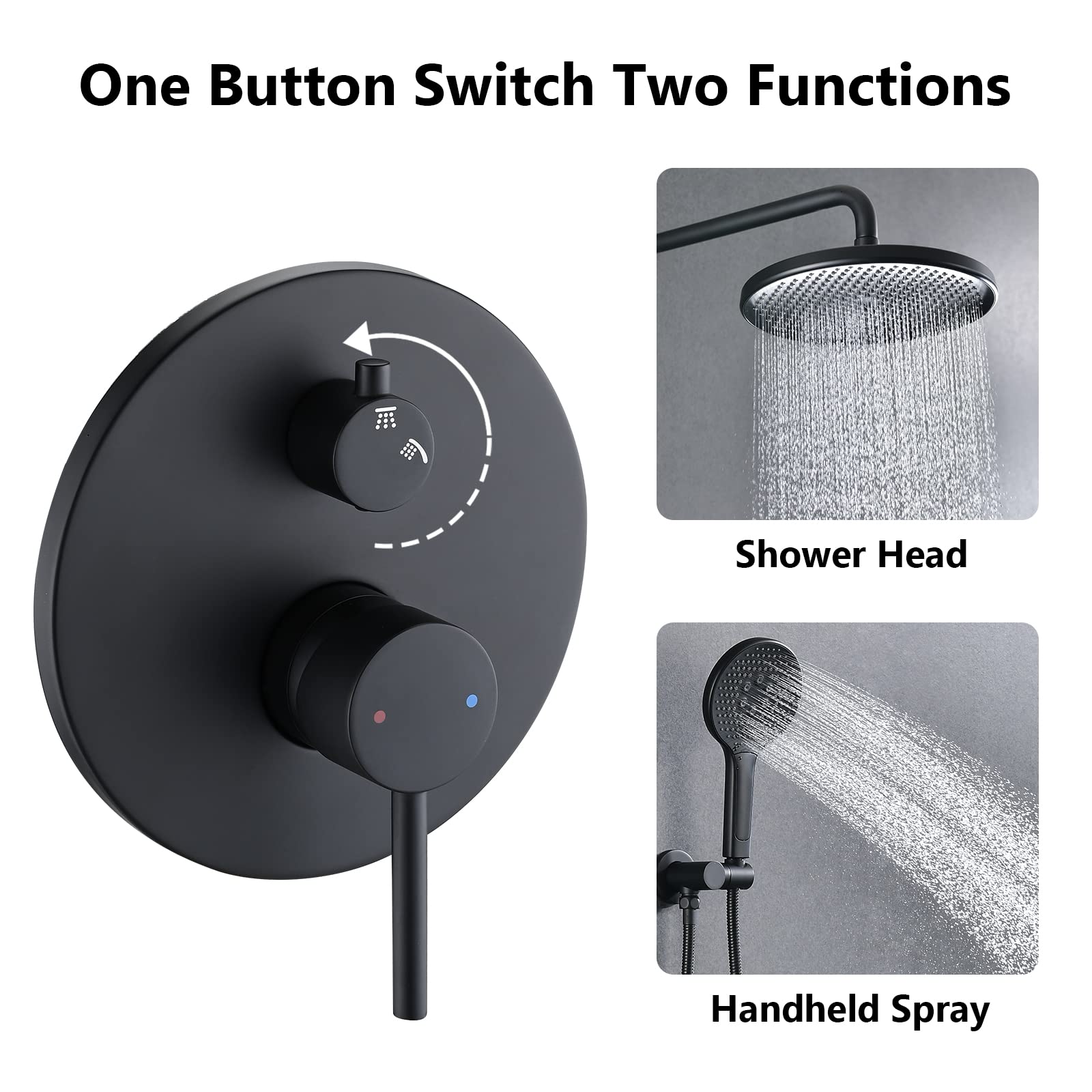PDPBath Upgrade Shower System, Shower Faucet Set