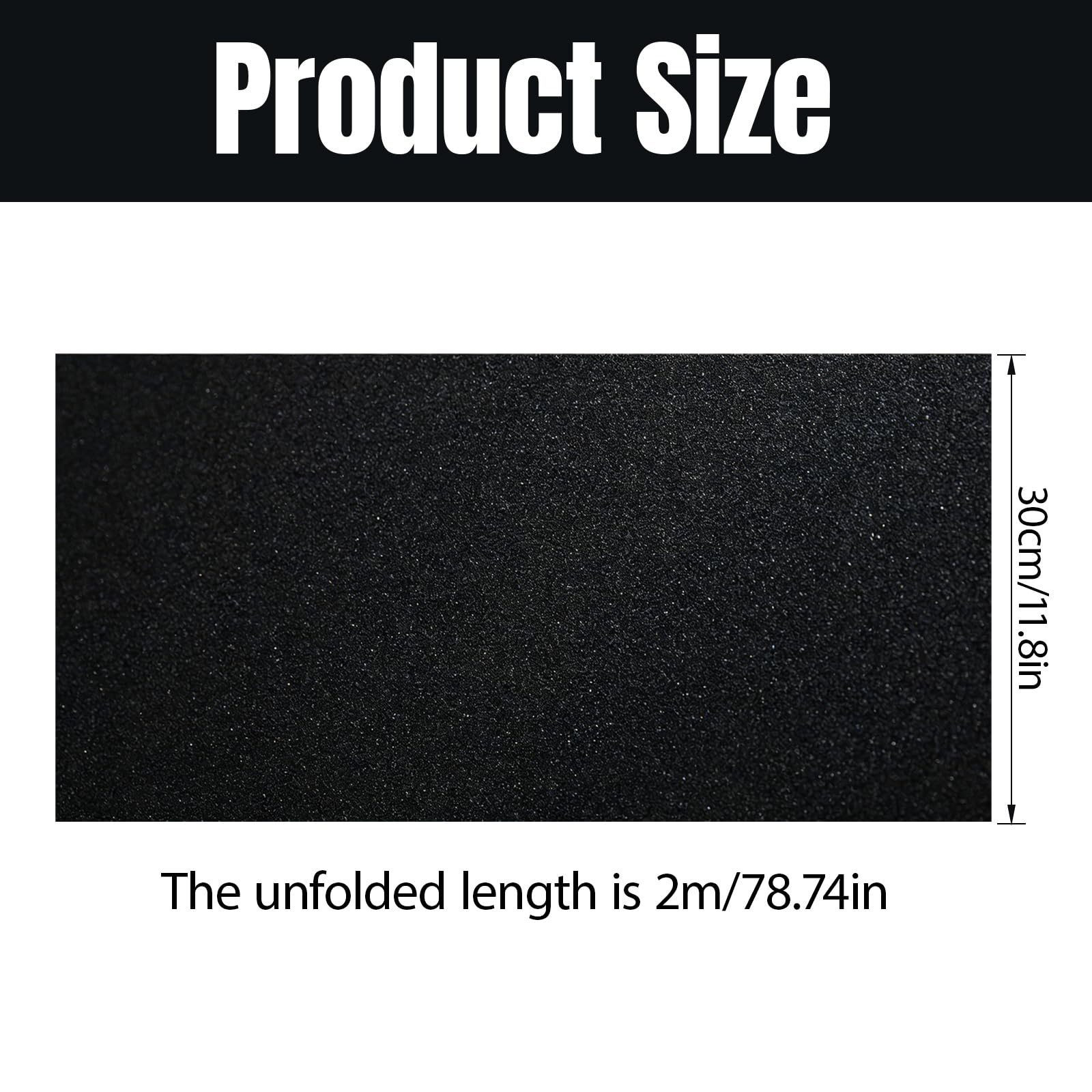 Sfondo acquario statico, adesivo in PVC nero per acquario, poster per acquario decorativo, adesivo statico per sfondo acquario nero (Schwarz mit Kleber, 30 x 200 cm)