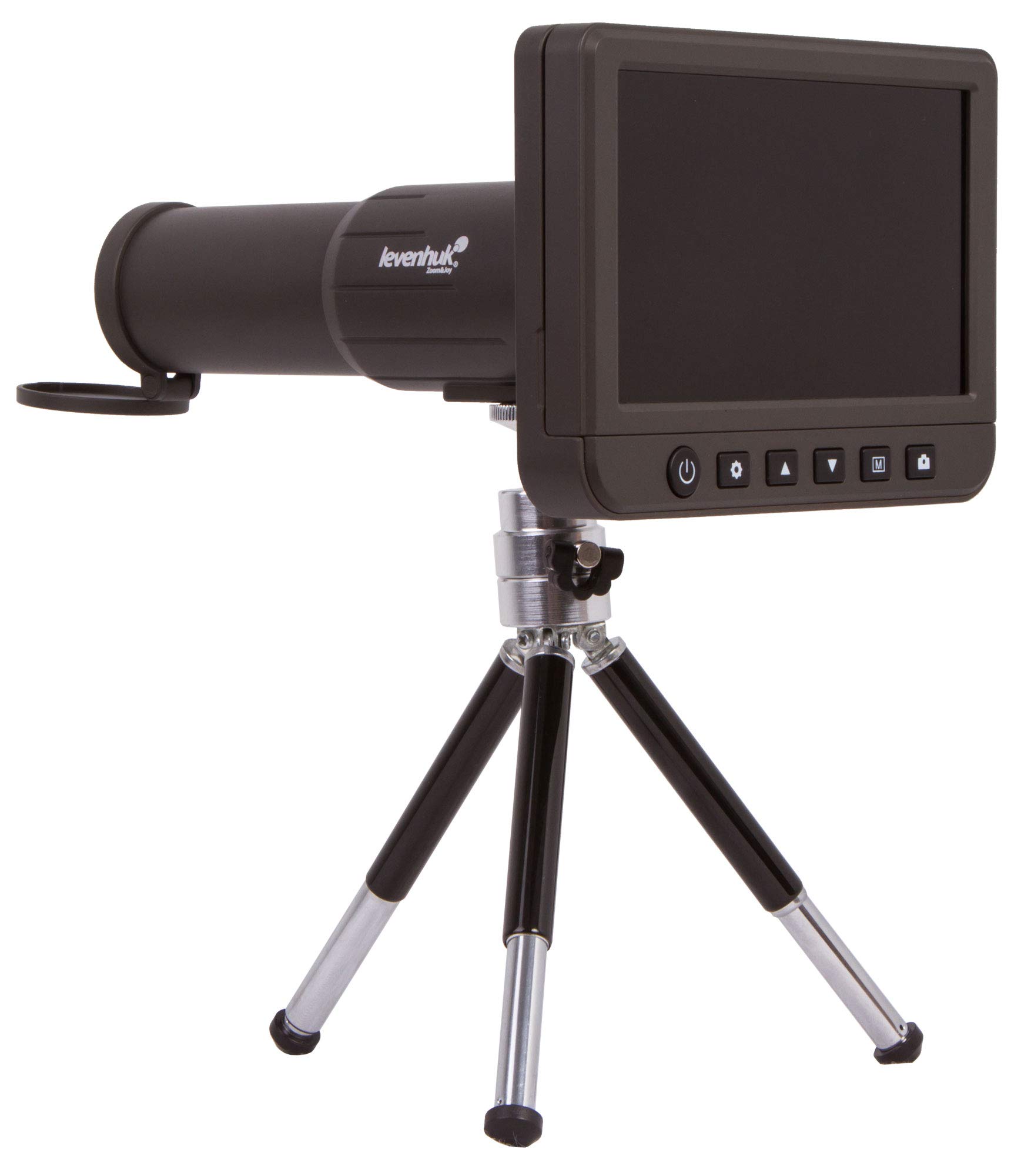 Catalejo Digital Levenhuk Blaze D500 LCD con Ampliación de 20–50x, Cámara Incorporada de 14 Mpx y Control Remoto para Obtener Imágenes de Calidad