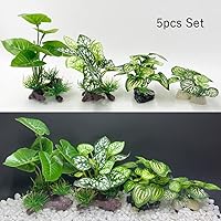 Vista 2 de Smoothedo-Pets Decoraciones de pecera para decoración de acuario, accesorios de decoración de peces Betta Fish Hides Cave Rest Hoja suave