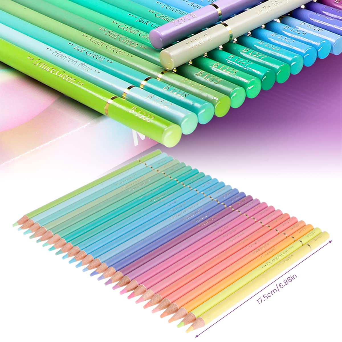 U.S. Art Supply 50-teiliges Buntstift-Set Mit Skizzenpapier – Für Anfänger Und Künstler