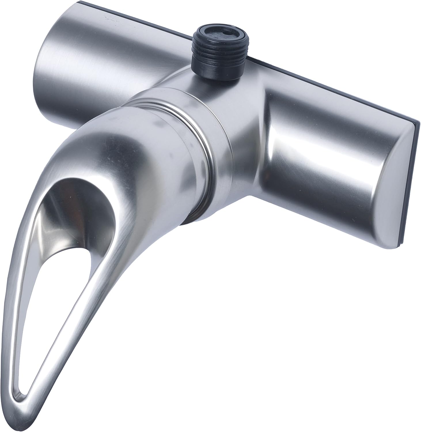 Laguna Brass 3222BN/4120BN RV Replacement Non-Metallic Single Handle 4" Shower Diverter with Matching Hand-Held Shower Set Brushed Nickel Finish
